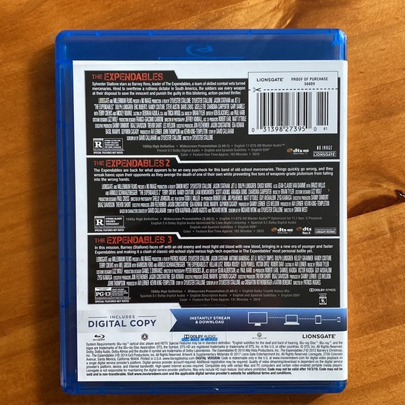 The Expendables 3-Film Collection Blu-ray - Picture 2 of 3